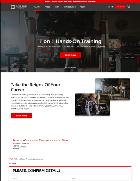 Car Studio Website